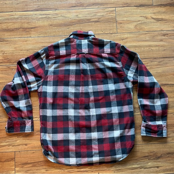 JACHS Flannel Mens Plaid Shirt Medium - Picture 6 of 12